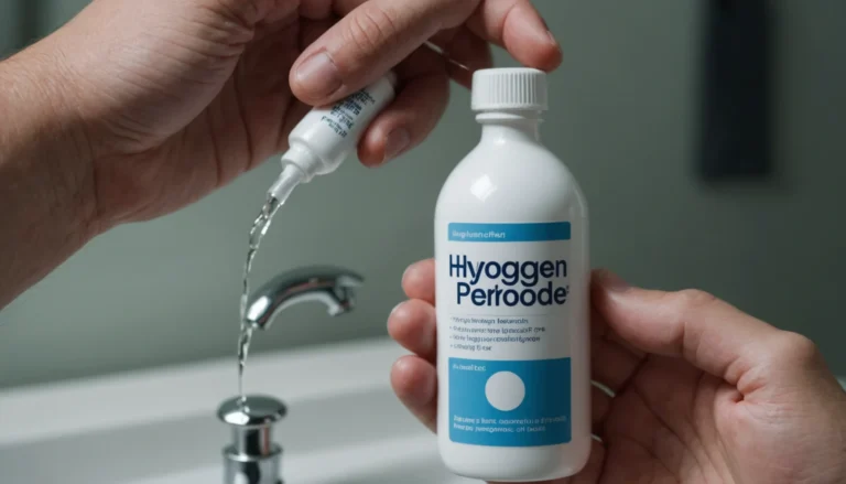 eau oxygénée piercing